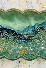 Clarkware Pottery Pickle Tray- Ocean