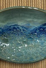 Clarkware Pottery Fruit/Rolls Bowl- Ocean