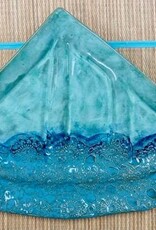 Clarkware Pottery Sailboat Platter- Ocean