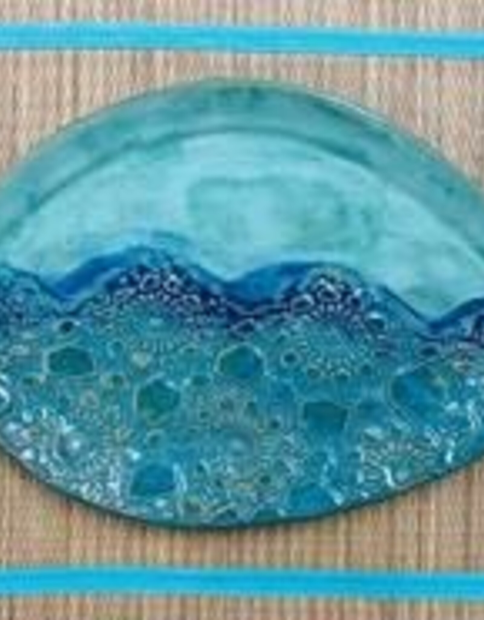 Clarkware Pottery Cheese Platter- Ocean