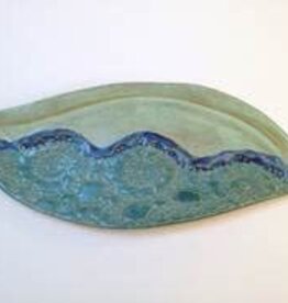Clarkware Pottery Cheese Tray- Ocean