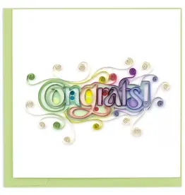 Quilling Cards Congrats Quill Card