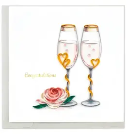 Quilling Cards Wedding Toast Quill Card