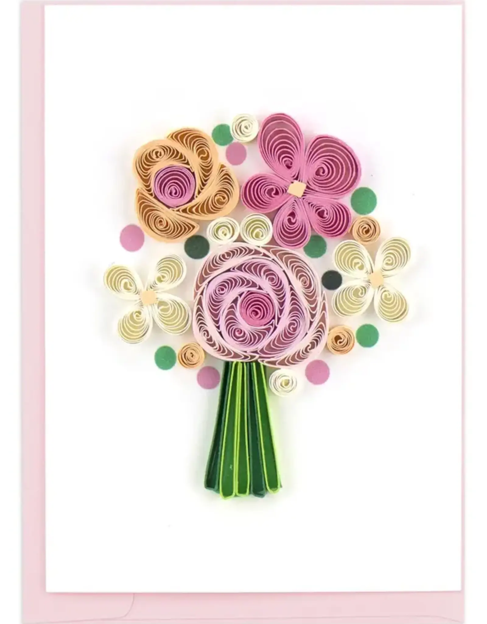 Quillin Cards Bouquet Quill Mini Card