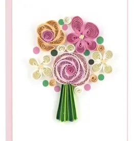 Quillin Cards Bouquet Quill Mini Card