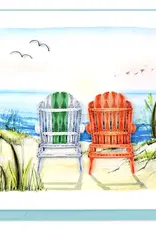 Quilling Cards Beach Adirondack Chairs Quill Card