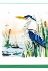 Quilling Cards Heron Quill Card
