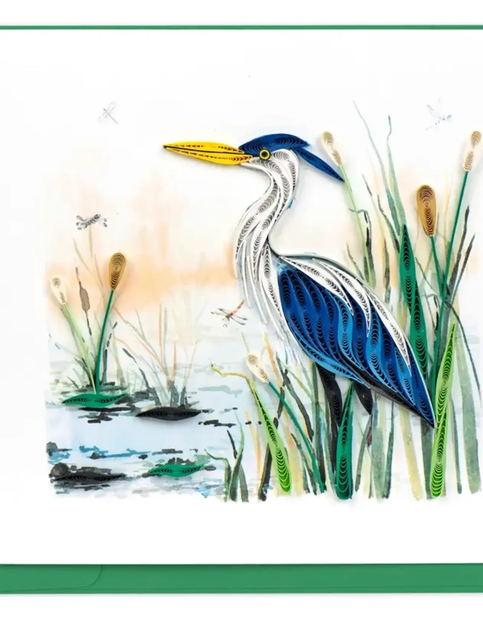 Quilling Cards Heron Quill Card