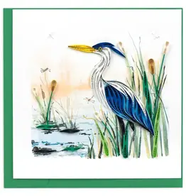 Quilling Cards Heron Quill Card