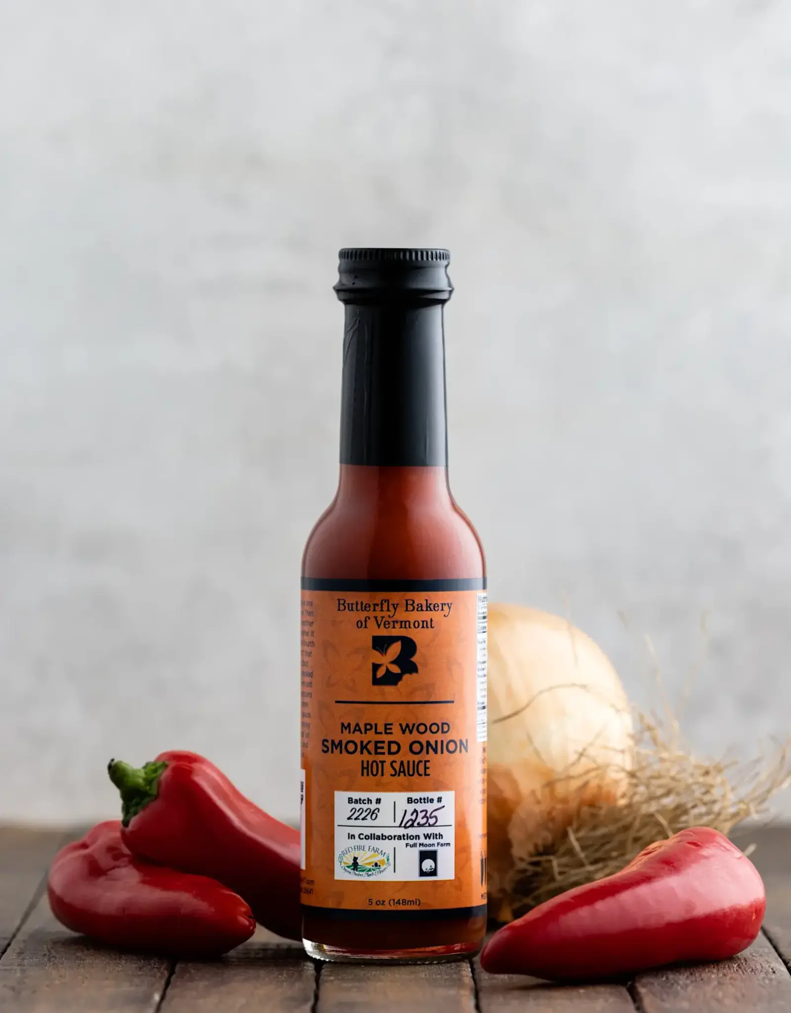 Butterfly Bakery of Vermont Smoked Onion Hot Sauce