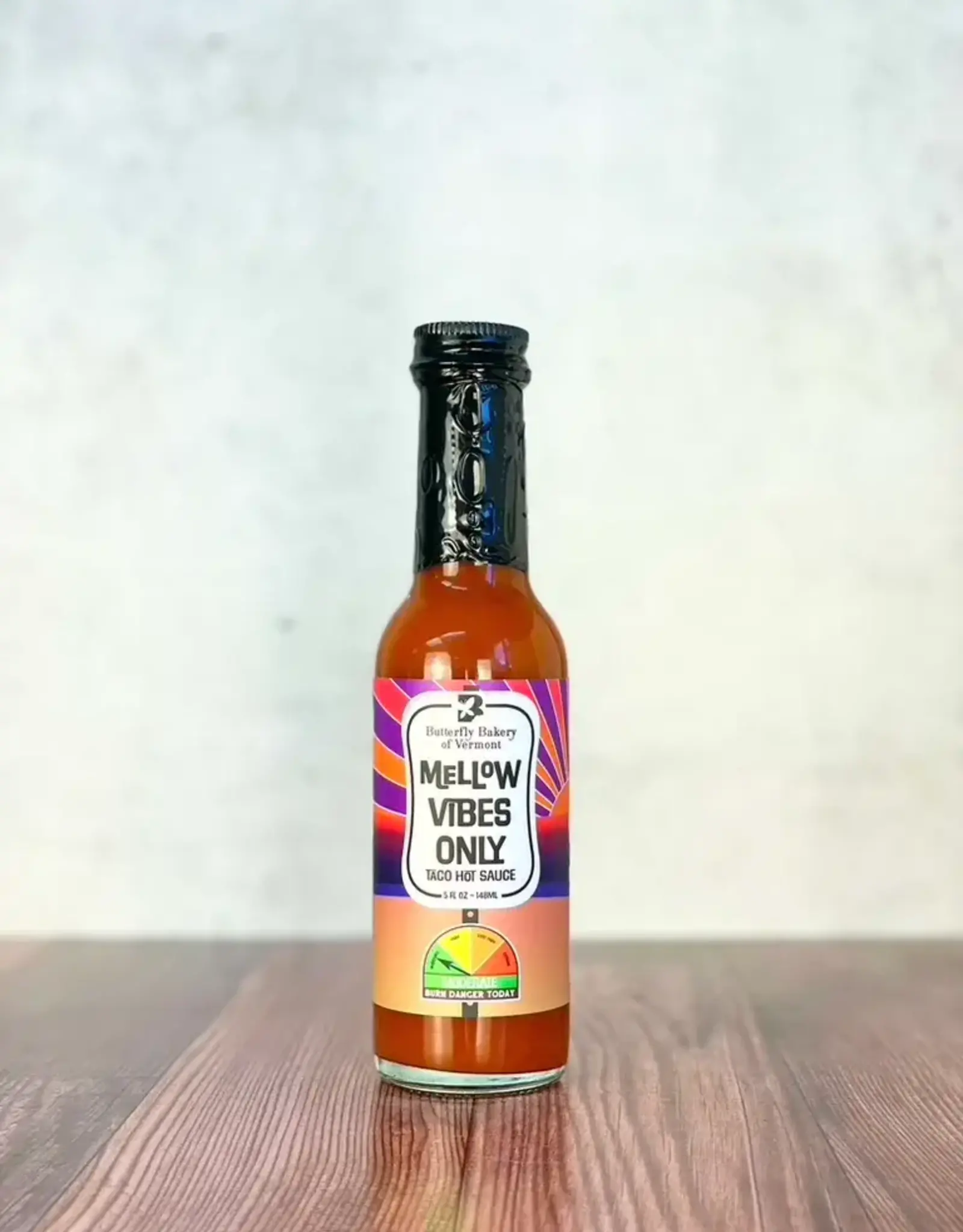 Butterfly Bakery of Vermont Mellow Vibes Only Hot Sauce