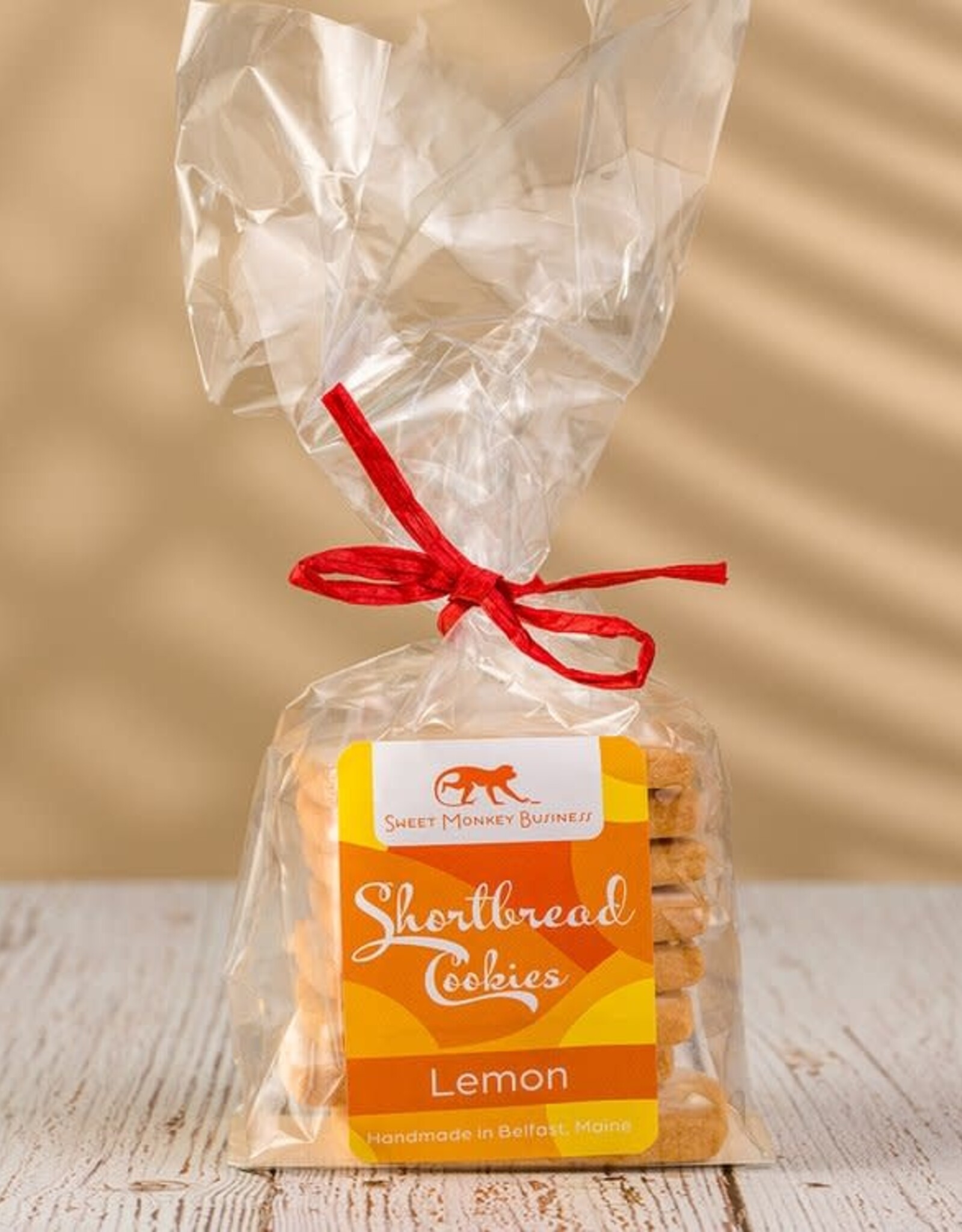 Sweet Monkey Business Shortbread- Lemon