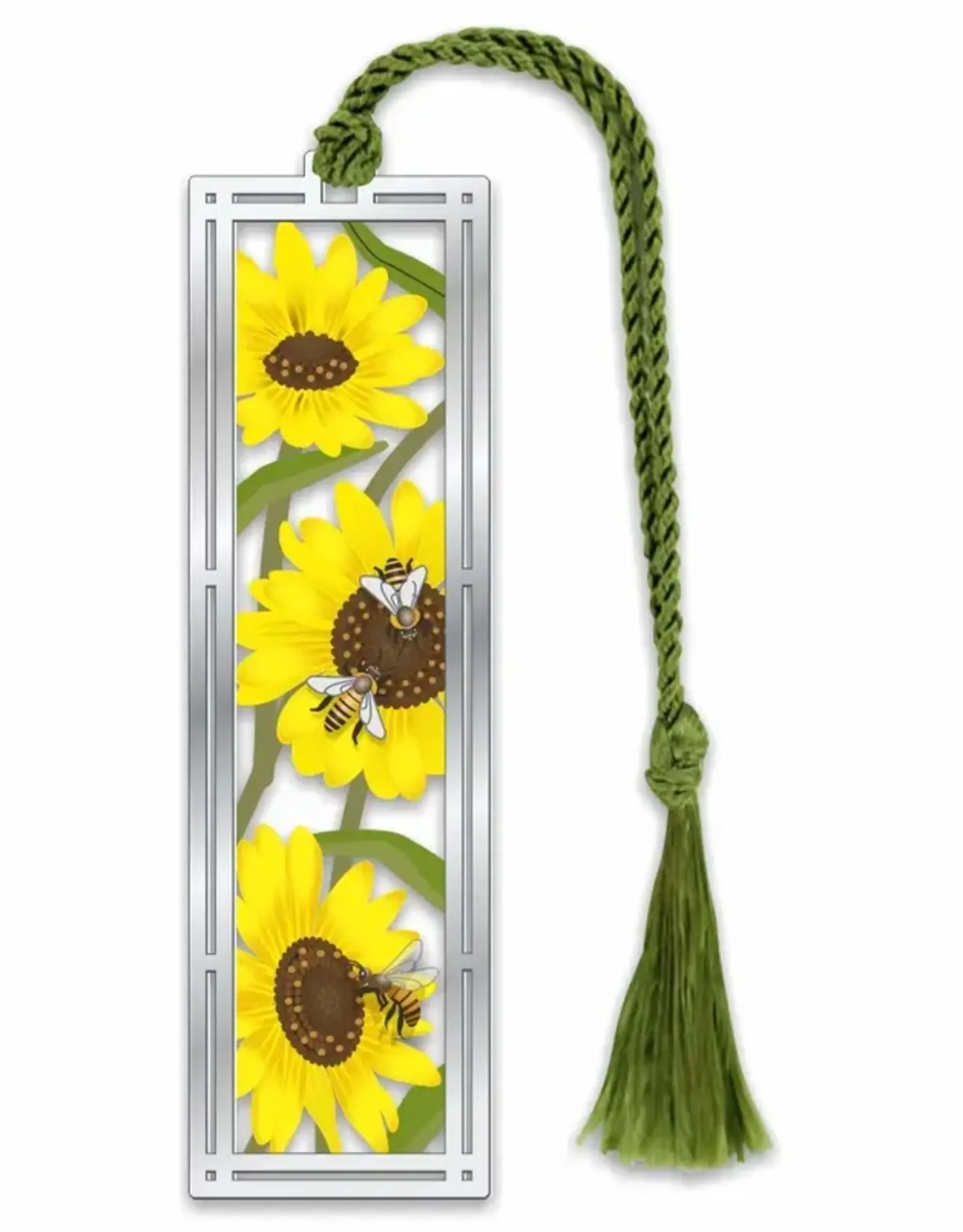 David Howell & Company Sunflowers & Bees  Bookmark