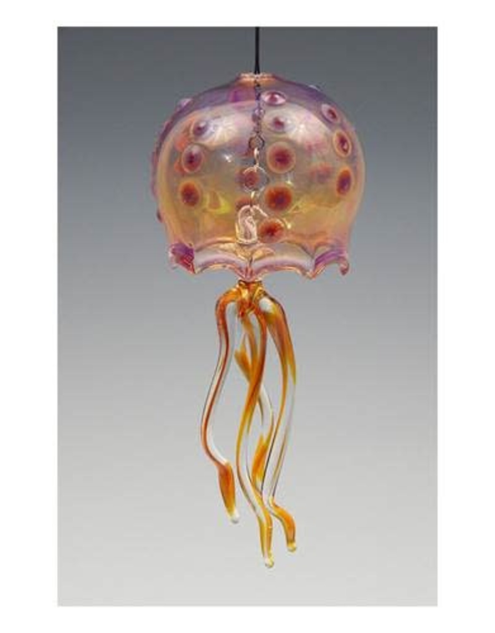 720 Glassworks Jelly Bell Amber Dot