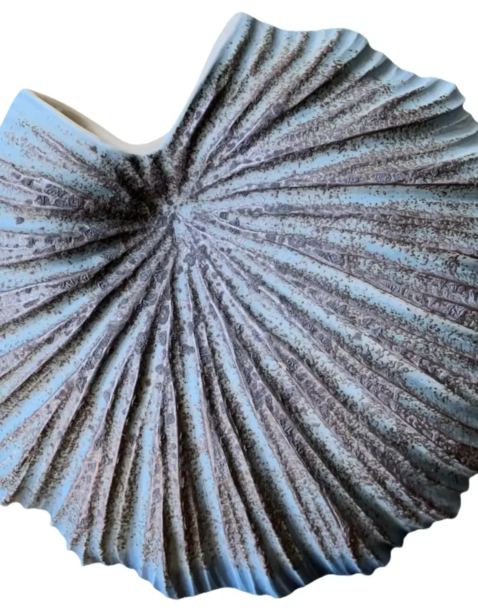 Art Floral Trading 1280ART30BLCOCKLEBLUE Palm Vase