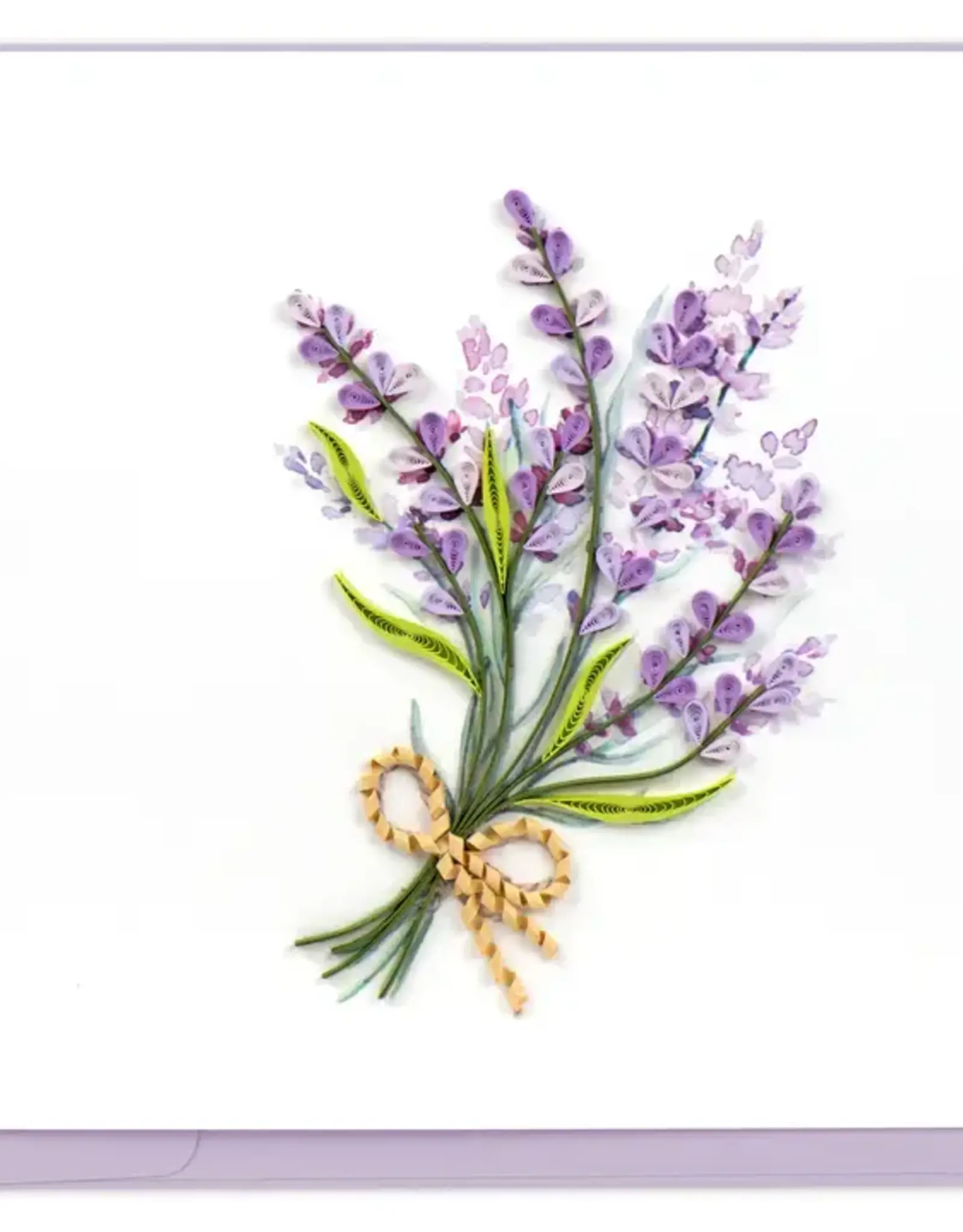 Quilling Cards Lavender Bunch Quill Card