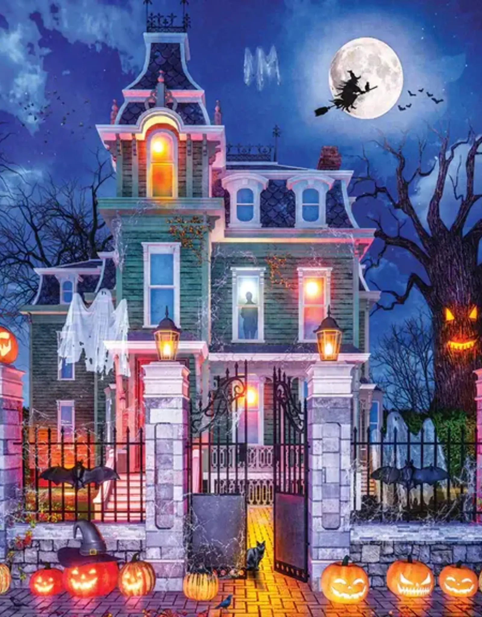 White Mountain Puzzles House of Horror 1000pc Puzzle