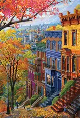 White Mountain Puzzles Autumn In The City 1000pc Puzzle