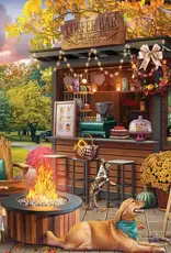 White Mountain Puzzles Parkside Coffee Retreat 1000 pc Puzzle