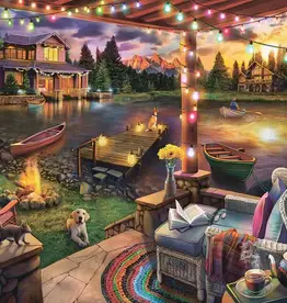 White Mountain Puzzles Summer Evening 500 pc Puzzle