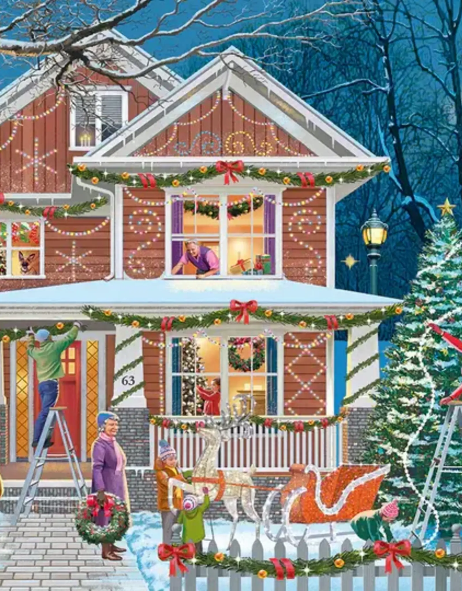 White Mountain Puzzles Decorating the House  500 pc Puzzle