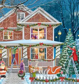 White Mountain Puzzles Decorating the House  500 pc Puzzle
