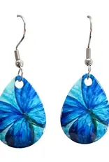 Eye Catching Jewelry Blue Butterfly Earring A29