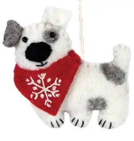 DZI Handmade Snowflake Ornament- Patches