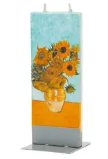 Flatyz Flat Handmade Candle- Van Gogh Sunflowers
