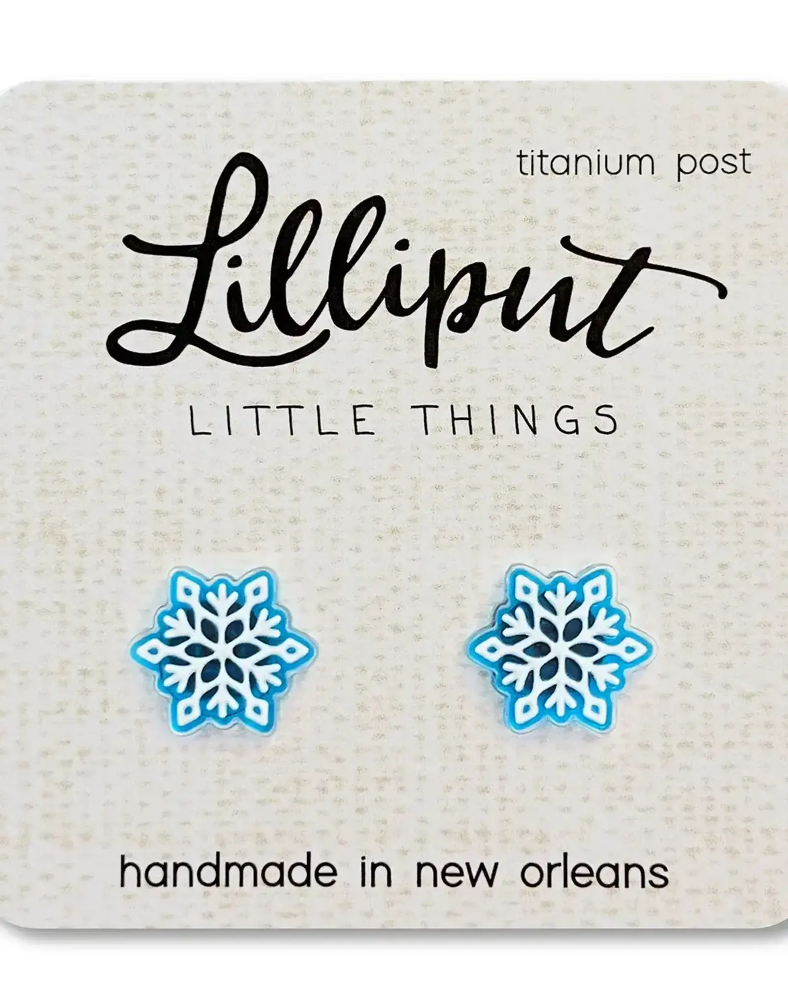 Lilliput Snowflake Earring