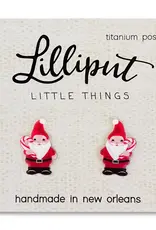 Lilliput Santa Gnome Earrings