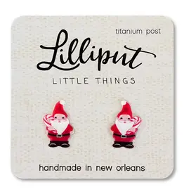 Lilliput Santa Gnome Earrings