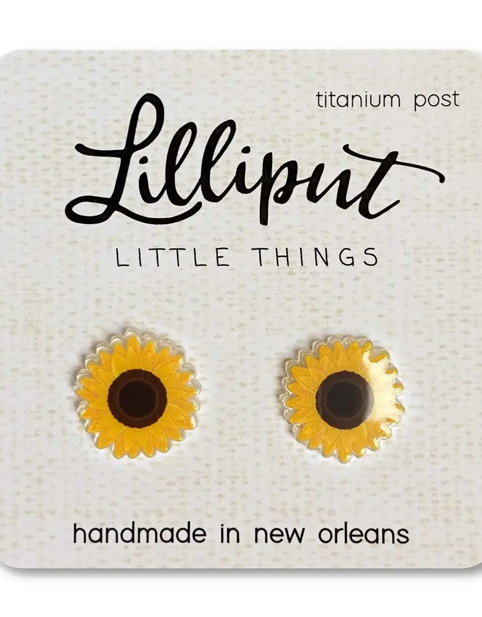 Lilliput Sunflower Earrings