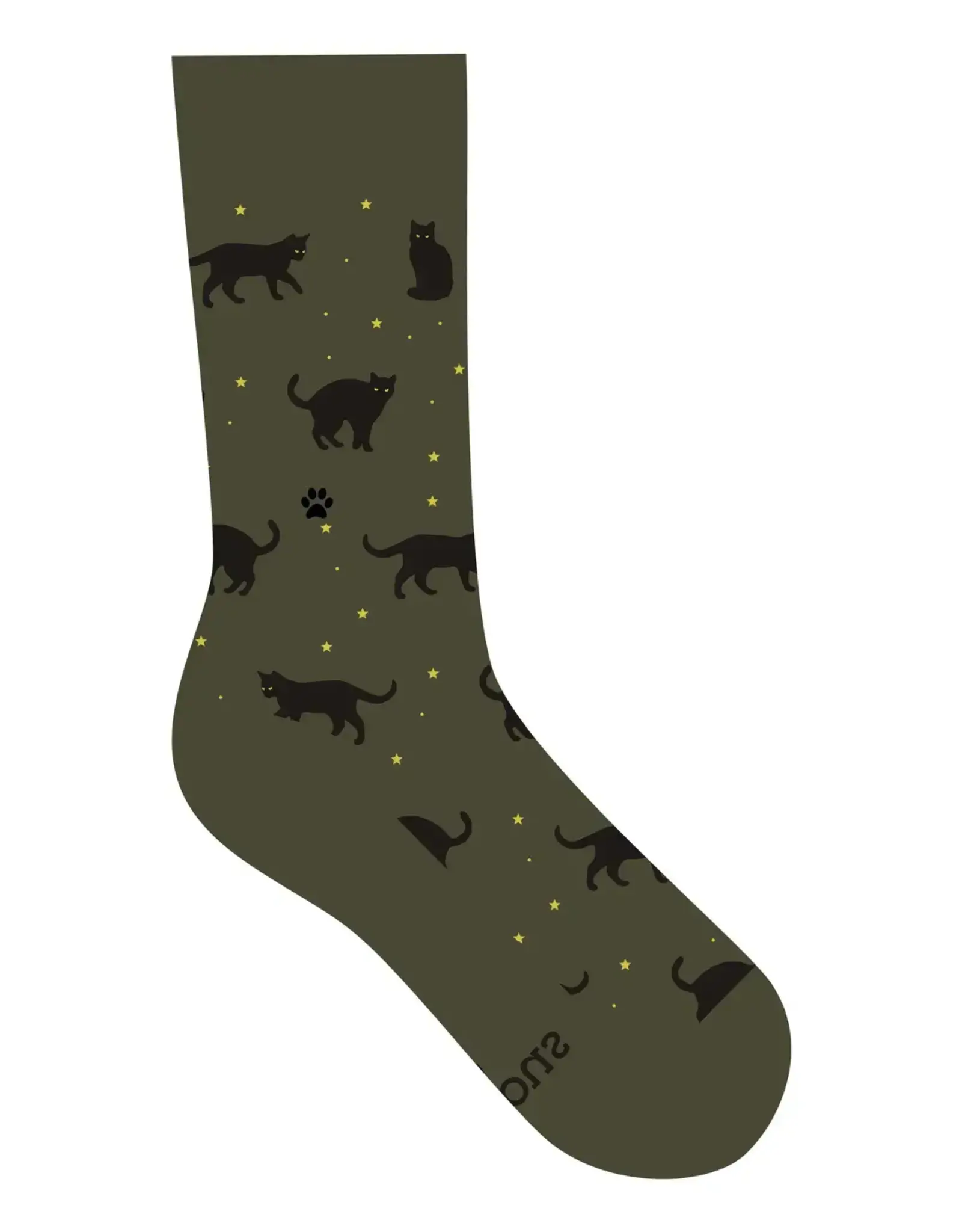 Conscious Step Socks That Save Cats Green- Small