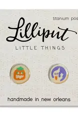 Lilliput Halloween Cookie Earrings