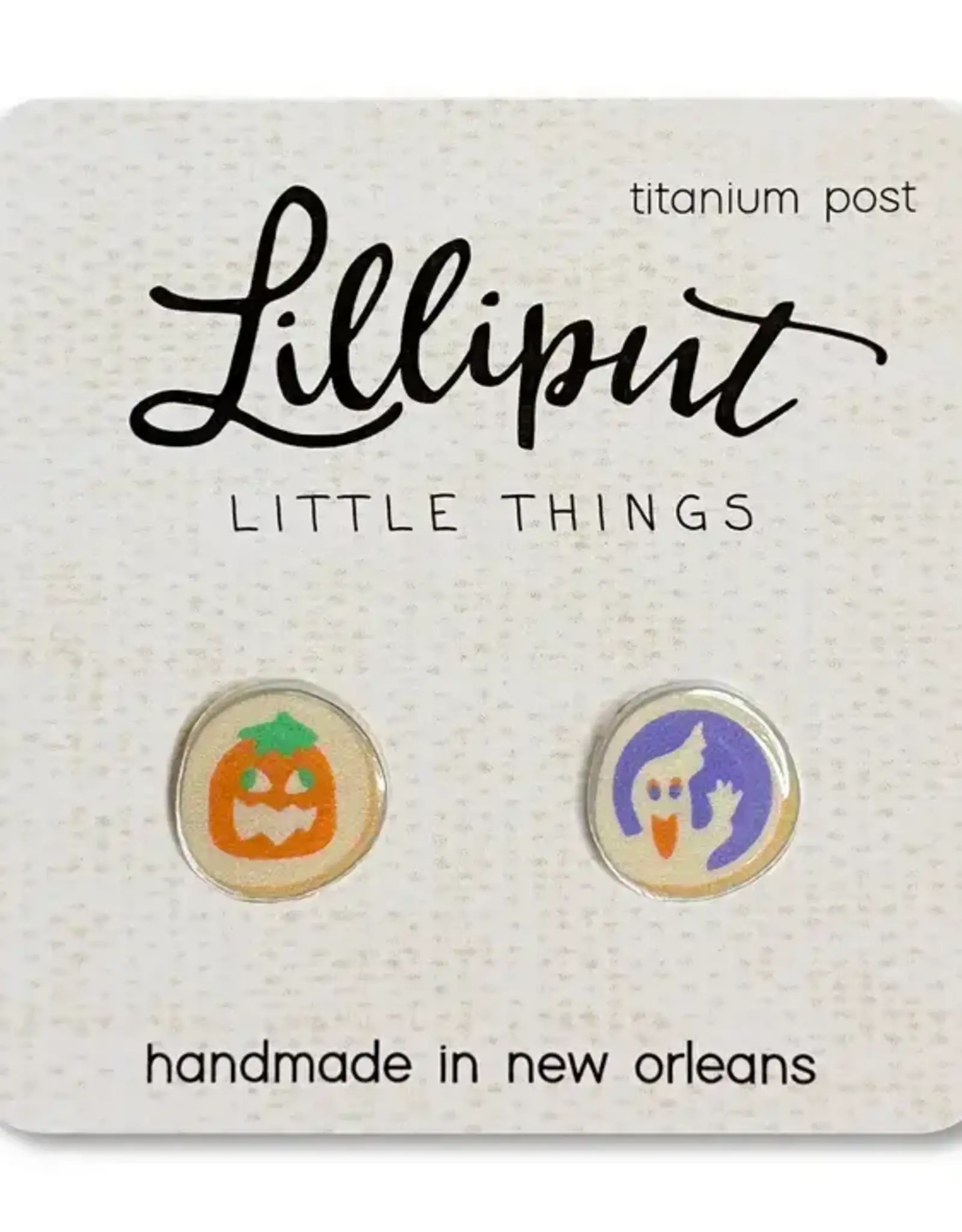 Lilliput Halloween Cookie Earrings
