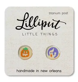 Lilliput Halloween Cookie Earrings