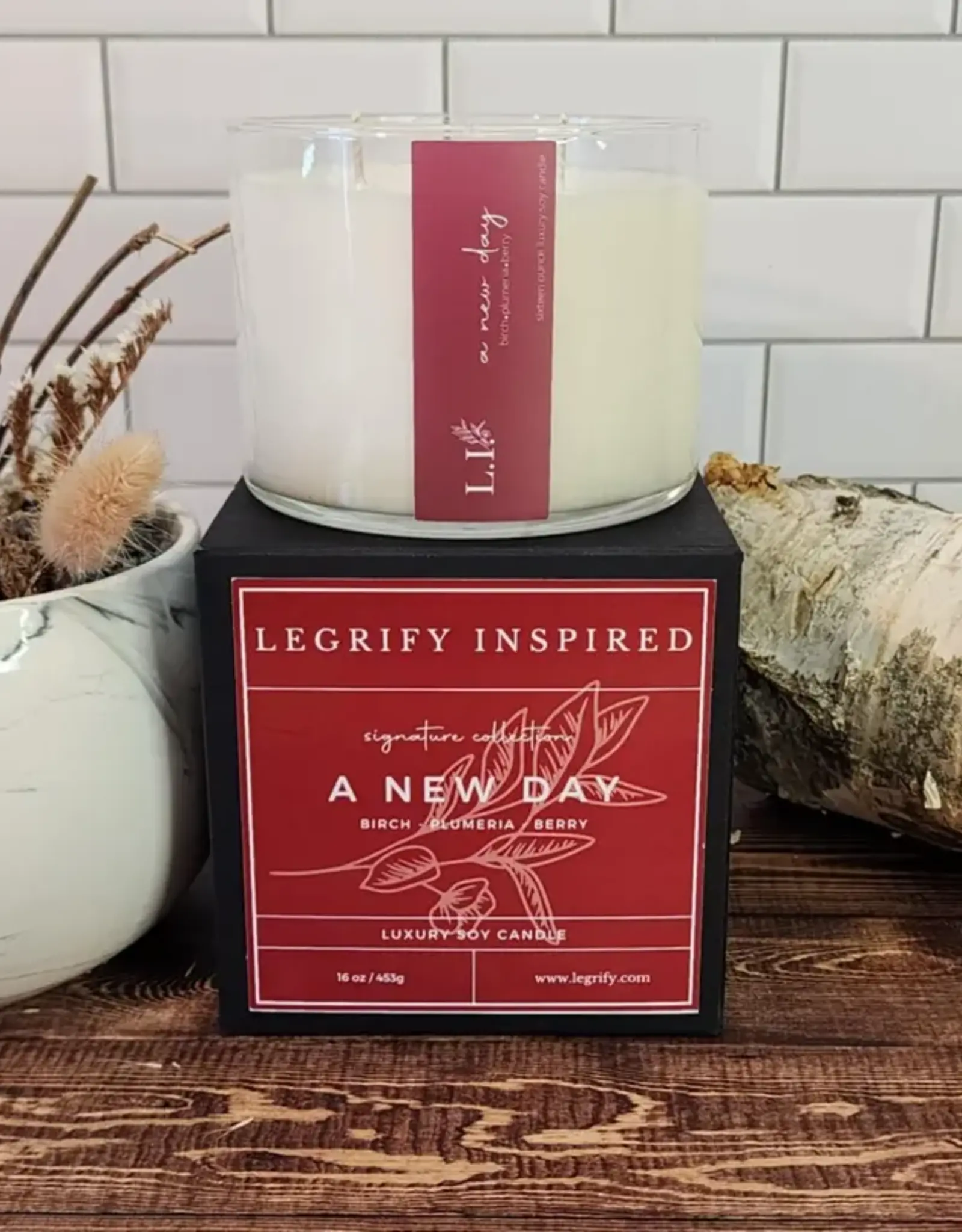 Legrify A New Day 16 oz Classic 2 Wick Soy