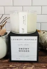 Legrify Snowy Woods 16oz Classic 2 Wick Soy
