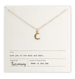 Becoming Jewelry Love You To The Moon-Gold Fill