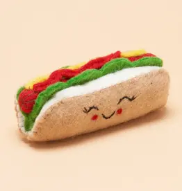 Gone To The Dogs Hot Dog Squeaker Toy