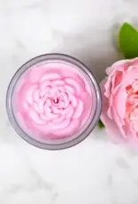 Multifaceted Flower Candle- Peony 8 oz