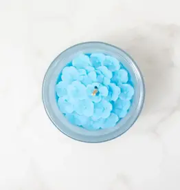 Multifaceted Flower Candle- Hydrangea 2.5 oz