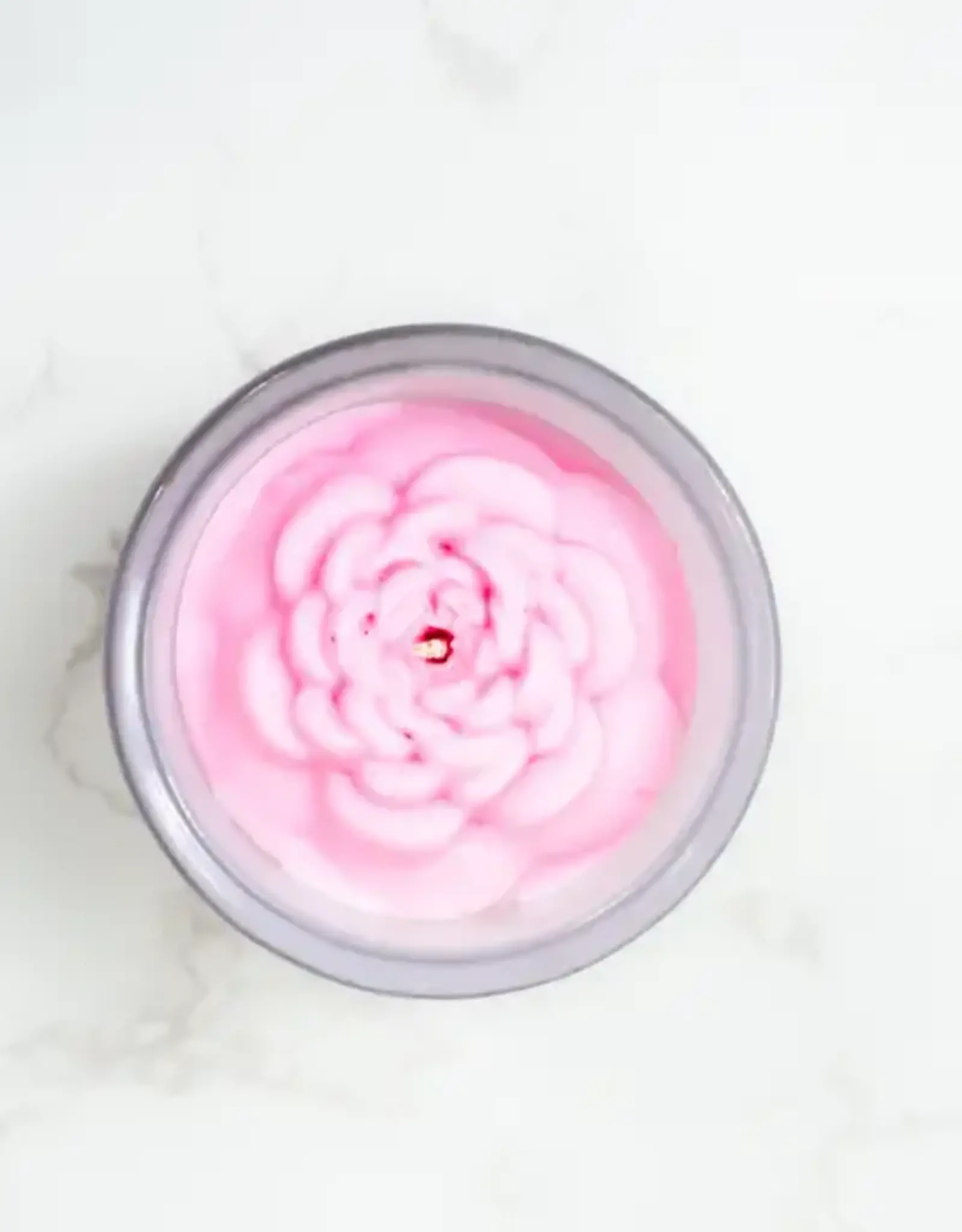 Multifaceted Flower Candle- Peony 2.5 oz