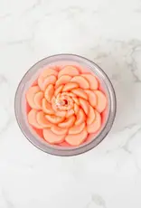 Multifaceted Flower Candle- Ranunculus 2.5 oz