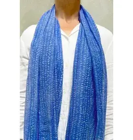 See Design Color Rocks Blue Grey Wool Scarf 30 x 70