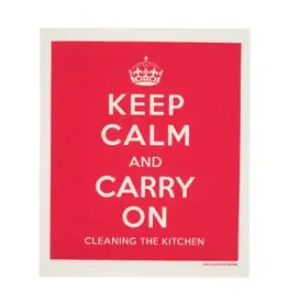 Cose Nuove Dishcloth 8x6.8 -Keep Calm