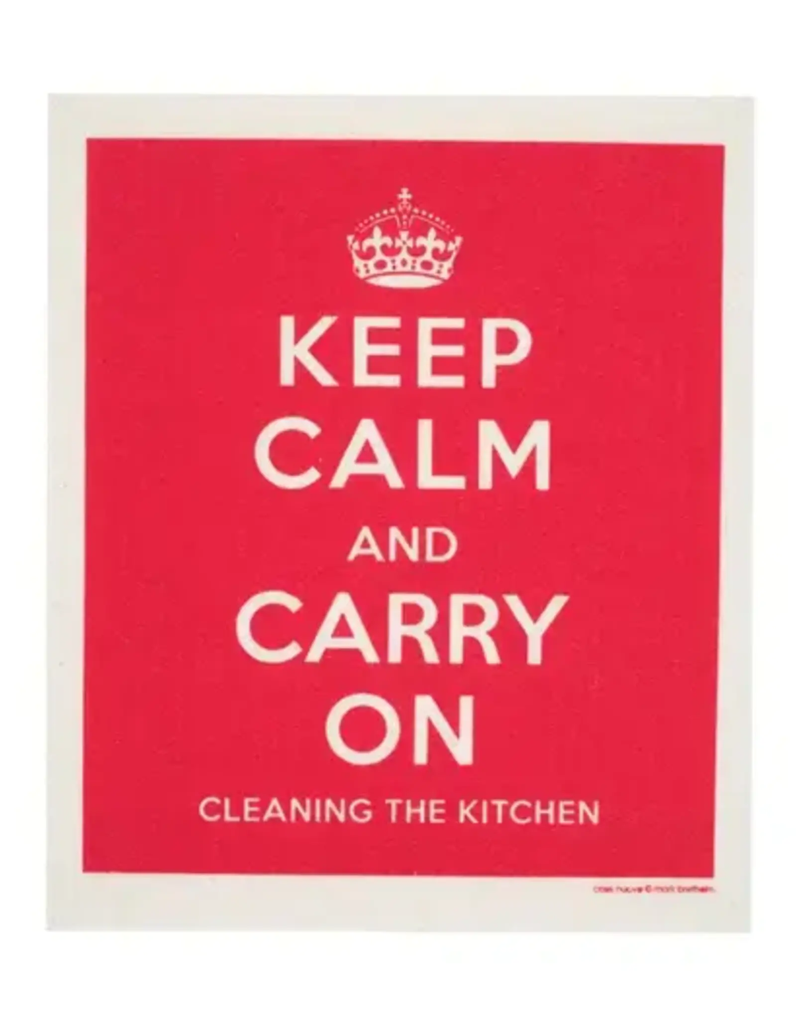 Cose Nuove Dishcloth 8x6.8 -Keep Calm