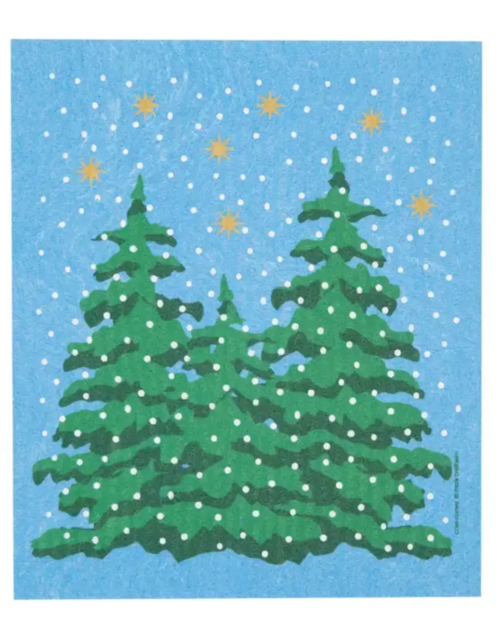 Cose Nuove Dishcloth 8x6.8 - Winter Forest