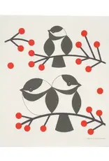 Cose Nuove Dishcloth 8x6.8 - Chickadee